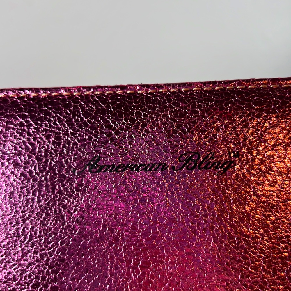 American Bling Pink metallic wallet - Picture 13 of 16